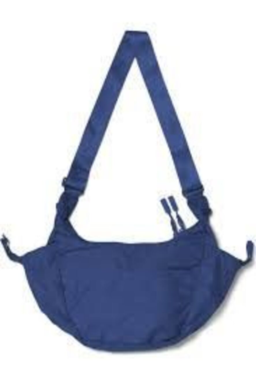 BABOON TO THE MOON Crescent Crossbody Big Bag Dark Navy Commuter Office Travel